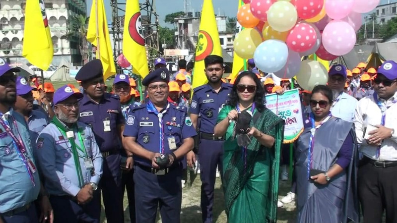 নাটোরে বাংলাদেশ স্কাউটস এর পাঁচদিন ব্যাপী কাব ক্যাম্পুরীর আনুষ্ঠানিক উদ্বোধন